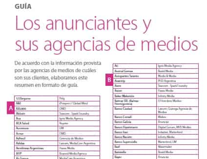 Portada de Guia: Agencias de Medios