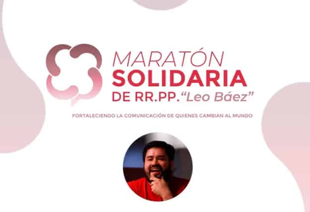 Portada de La Maratón Solidaria de RR.PP. “Leo Báez” reunió a más de 600 personas para fortalecer la comunicación de 110 Organizaciones de la Sociedad Civil