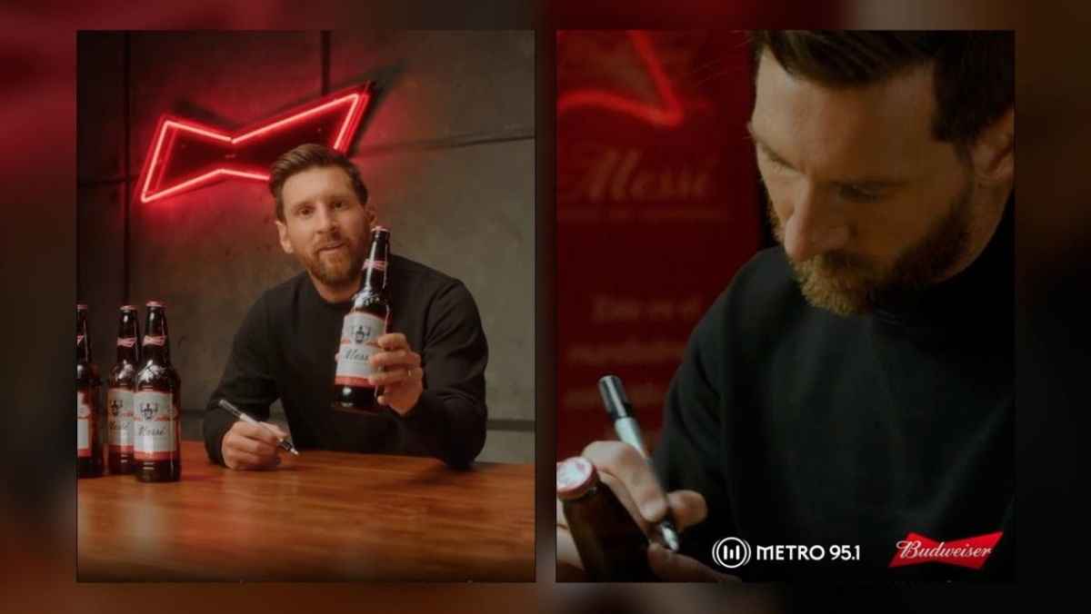 Portada de Metro 95.1 presenta: Ganate una botella de Budweiser firmada por Messi