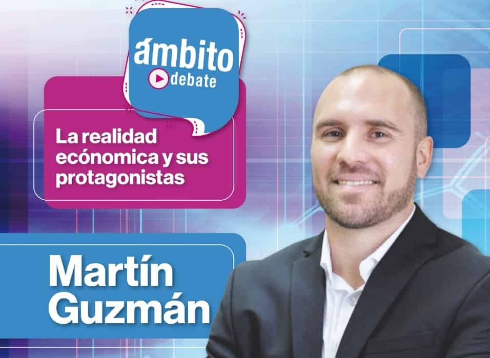 Portada de Ámbito Financiero estrena “Ambito Debate” con el ministro Martín Guzmán