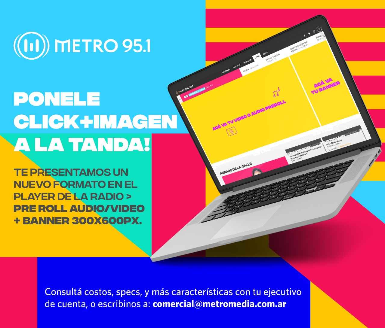 Portada de Metro presenta un nuevo espacio publicitario dentro de su plataforma digital