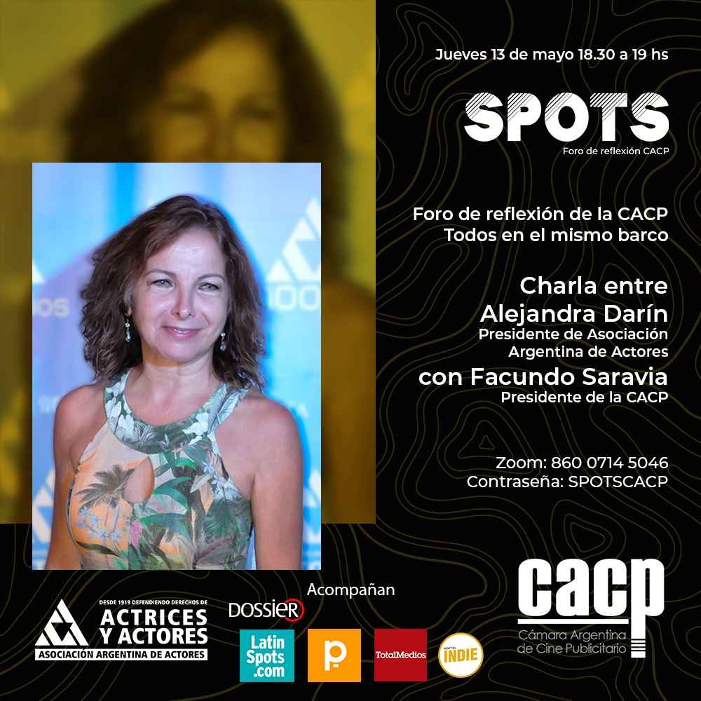 Portada de Nuevo encuentro del ciclo Spots: la CACP con la Asociación Argentina de Actores