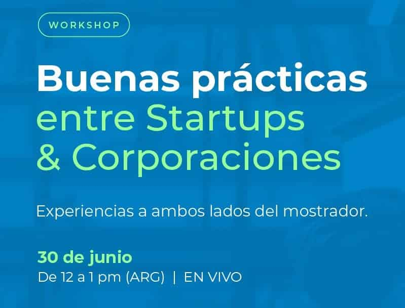 Portada de Taller de Amdia: Buenas Prácticas entre Startups y Corporaciones