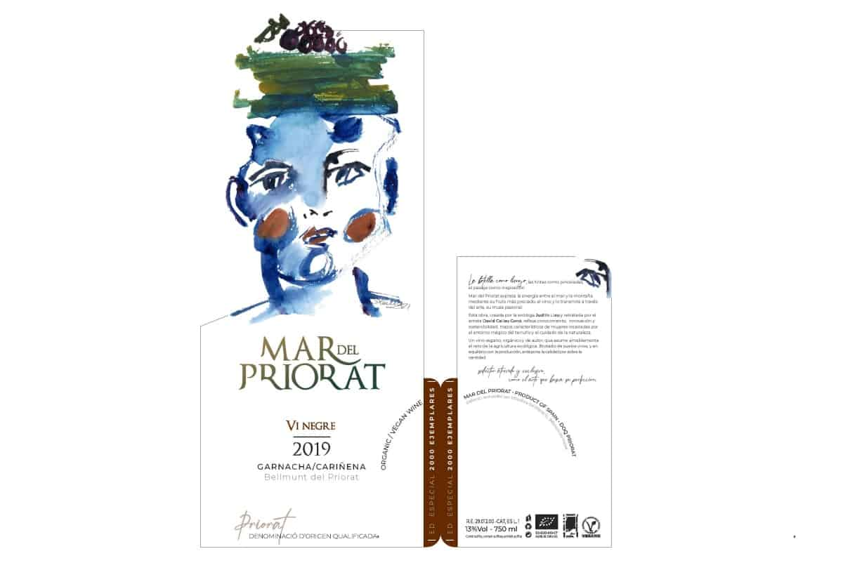 Portada de Nueva etiqueta y packagings de Stuka Racuda para el vino Mar del Priorat