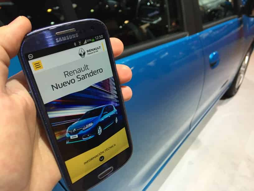 Portada de Mobext y Renault implementaron ibeacons en el Salón del Automóvil