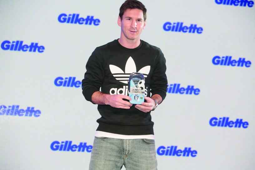 Portada de Lionel Messi, embajador mundial de Gillette