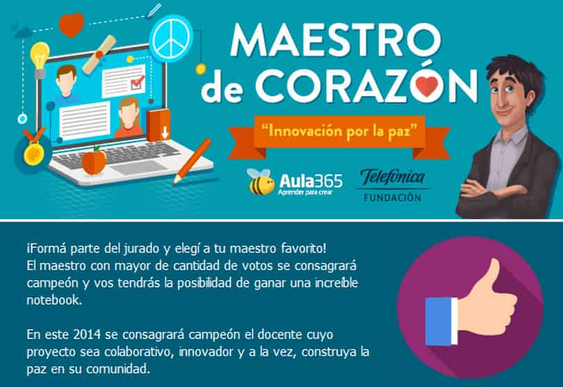 Portada de Aula365 de Speedy y Fundación Telefónica premian la aplicación de las nuevas tecnologías en el aprendizaje