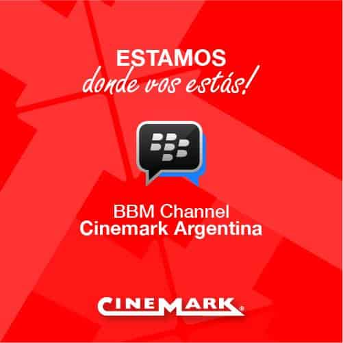 Portada de Cinemark presenta BlackBerry Channel