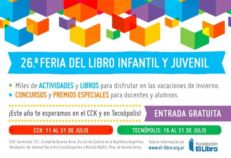 Portada de Llega la 26.° Feria del Libro Infantil y Juvenil 