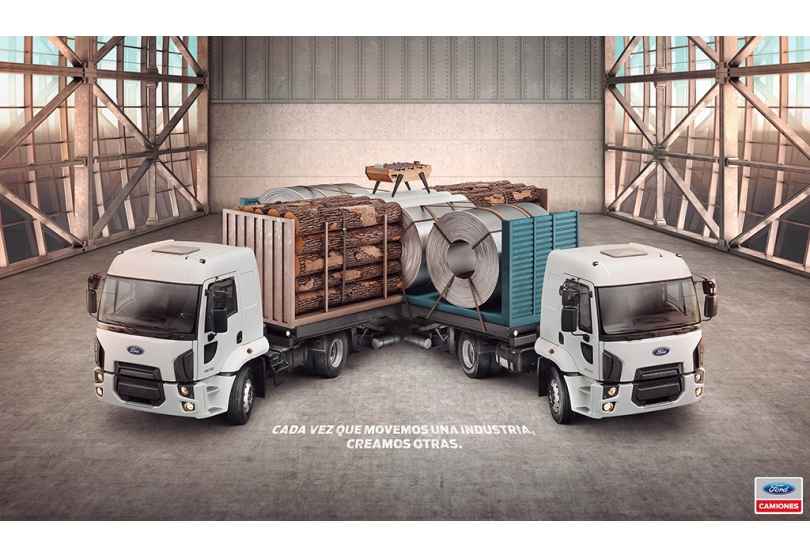 Portada de Campaña de Ford Camiones para su nueva línea Cargo 
