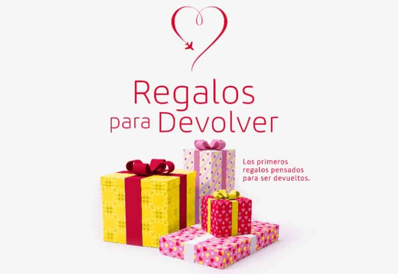 Portada de 'Regalos para devolver', lo nuevo de Ogilvy & Mather Publicidad para Iberia por San Valentín