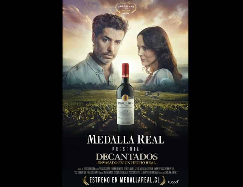 Portada de Medalla Real de la Viña Santa Rita y MRM//McCann Chile estrenan el cortometraje “Decantados. Envasado en un hecho real”