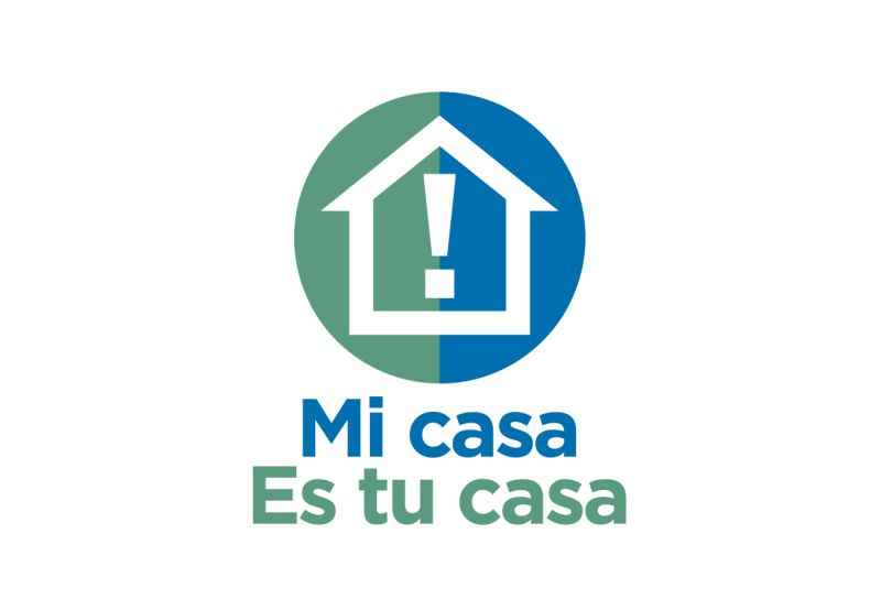 Portada de "Mi casa es tu casa", la plataforma para brindar apoyo a los afectados por el volcán en Guatemala