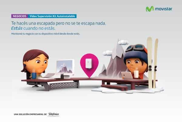 Portada de “Estás cuando no estás”, la última campaña de RAPP para Movistar Negocios