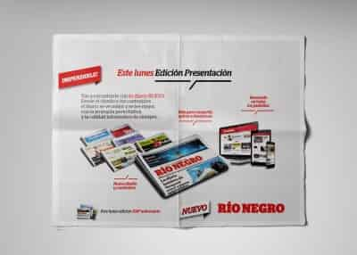 Portada de “Tu mejor versión”, la campaña del Diario Río Negro para presentar su nueva imagen 