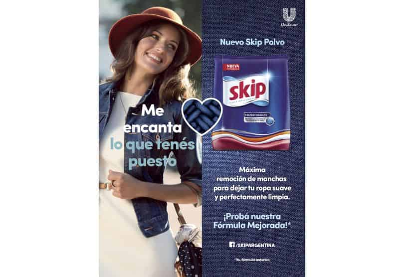 Portada de  “Me encanta lo que tenés puesto” nueva campaña de Skip