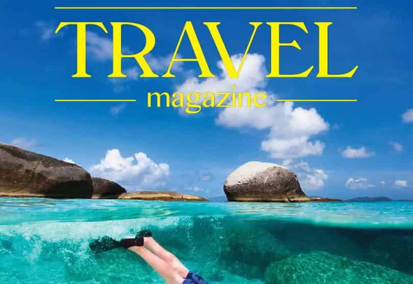 Portada de Travel Magazine lanzó su edición de Marzo