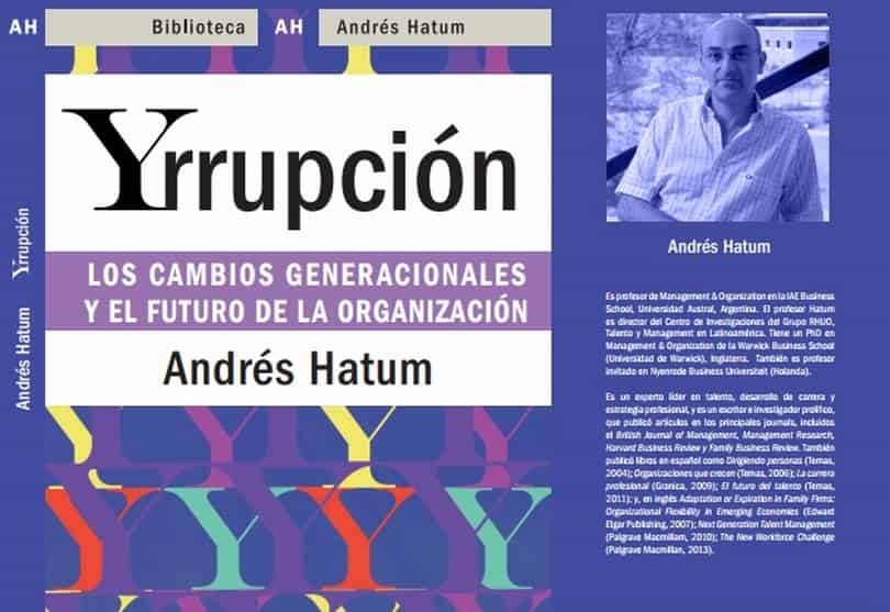 Portada de “Yrrupción. Los cambios generacionales y el futuro de la organización”