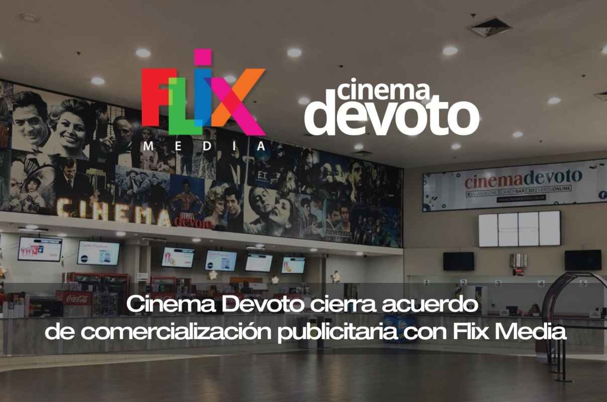 Portada de Se cierra acuerdo comercial entre Cinema Devoto y Flix Media Argentina