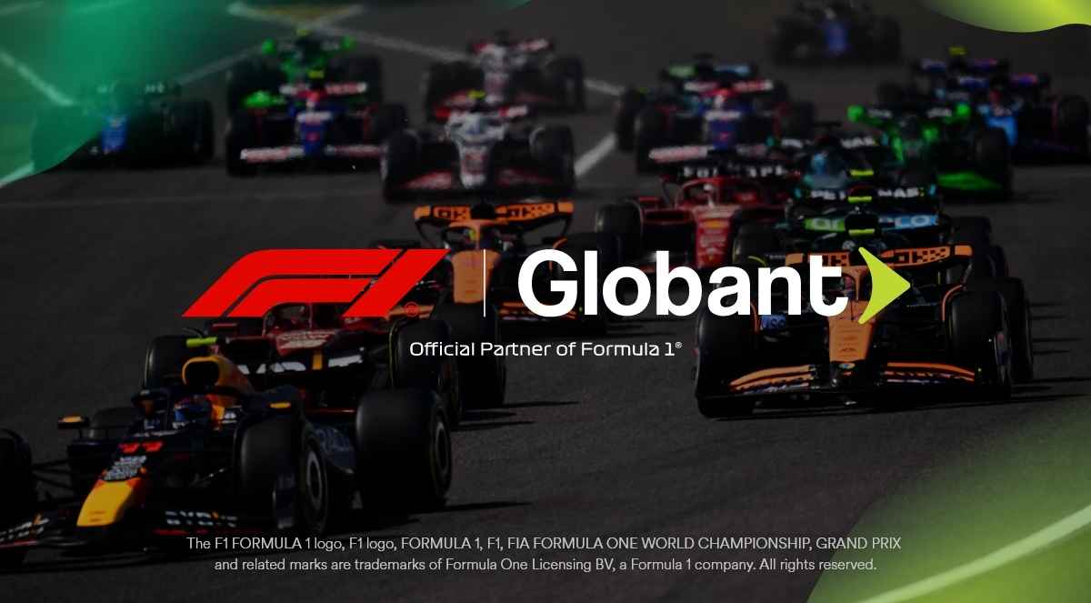 Portada de Globant y Formula 1 anunciaron un partnership de varios años para potenciar las experiencias digitales de F1