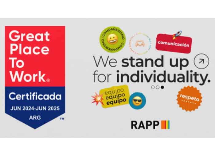 Portada de RAPP Argentina recibió la certificación como Great Place to Work