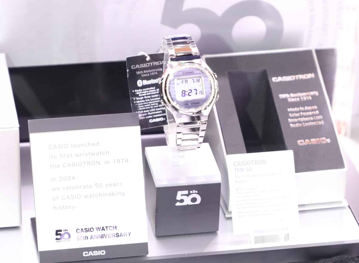 Portada de CASIO celebra el 50º aniversario de su primer reloj pulsera con promociones y una edición limitada