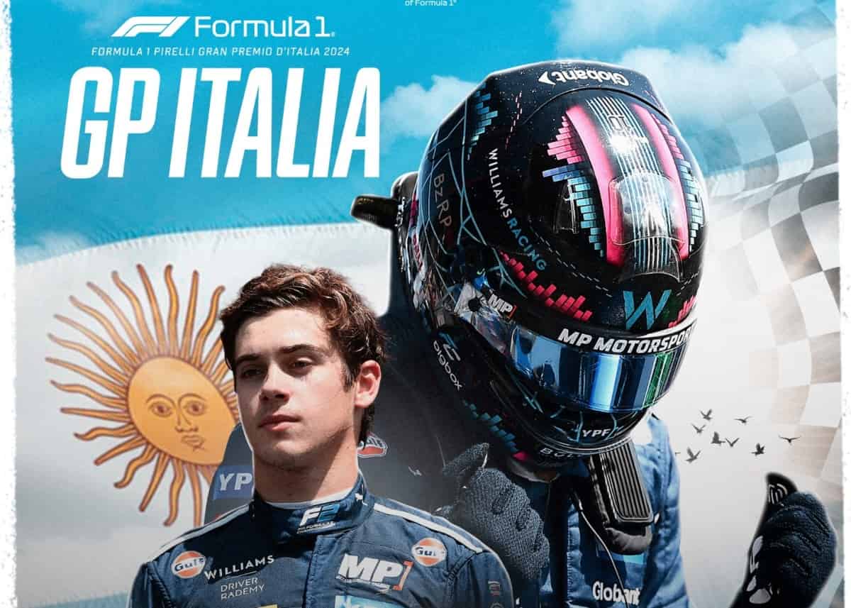 Portada de Llegó el gran día: Franco Colapinto debuta en la F1 en Monza