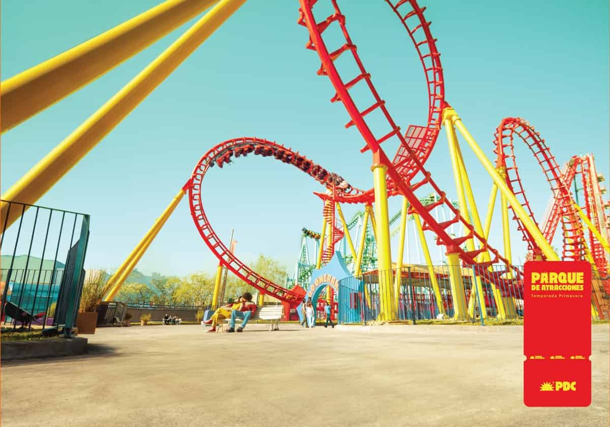 Portada de “Parque de atracciones” de TombrasNiña para Parque de la Costa en el día de la Primavera.