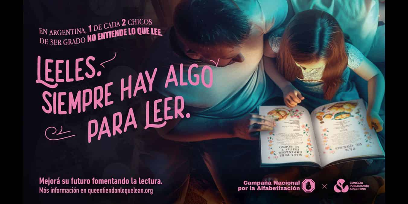 Portada de “Leeles. Siempre hay algo para leer”, una iniciativa creada por NINCH para el CPA y la Campaña Nacional por la Alfabetización