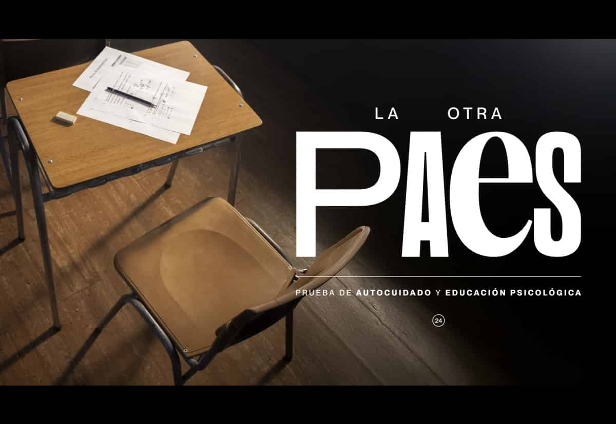 Portada de Chile: “La Otra PAES” de LOCA Santiago, campaña para sensibilizar la salud mental de los jóvenes