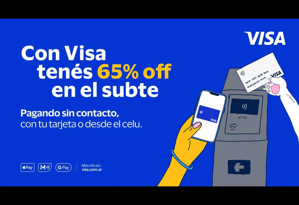 Portada de Estreno: Visa, Publicis Groupe y Creactive Hub lanzan “Ahora podés pagar el Subte con Visa”