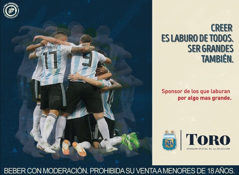 Portada de Campaña de Vino Toro acompañando a la Selección
