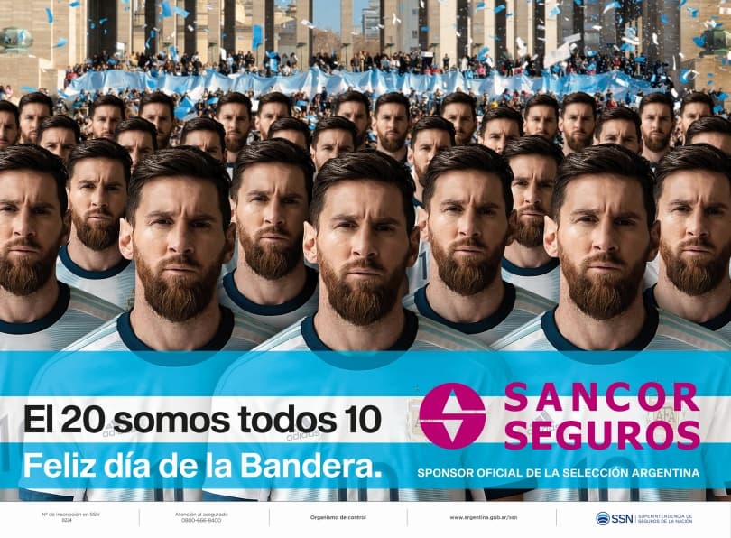 Portada de CB&A/Bartolome embanderó Rosario para Sancor Seguros