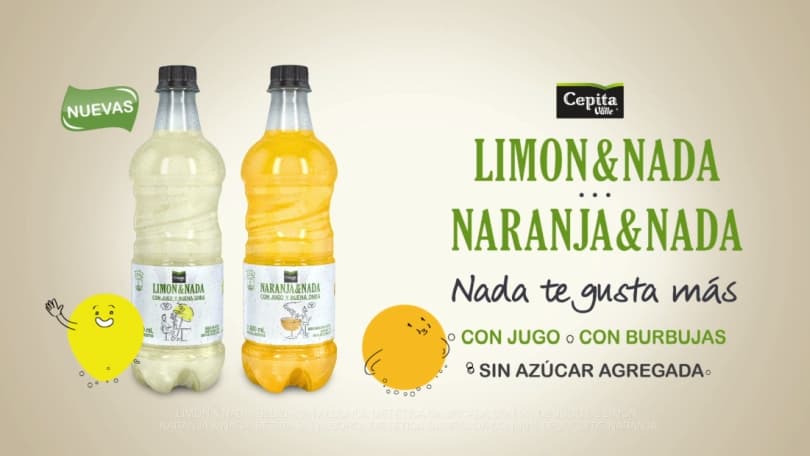 Portada de Coca-Cola presenta la campaña de lanzamiento de Cepita Del Valle Limón&Nada y Cepita Del Valle Naranja&Nada
