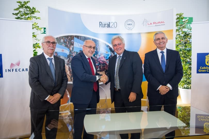 Portada de La Rural y la Institución Ferial de Canarias (INFECAR) firmaron un convenio de colaboración bilateral