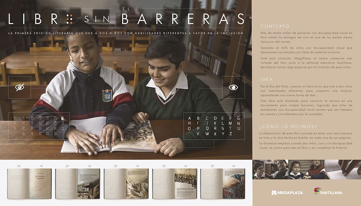 Portada de Havas Perú y Megaplaza presentan "Libro Sin Barreras", un libro a favor de la inclusión