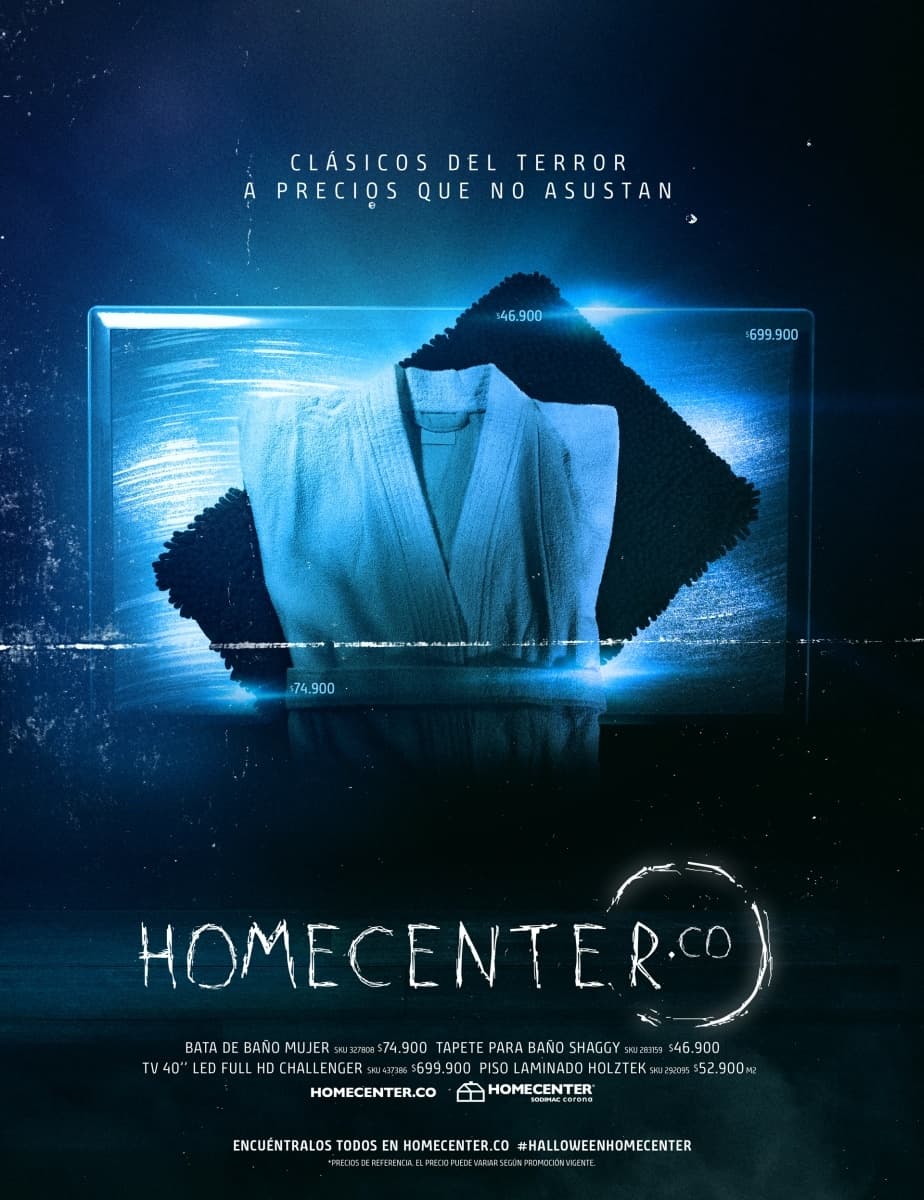 Portada de Homecenter, el retail del hogar, rinde tributo a los clásicos del terror en Halloween junto a McCann Colombia