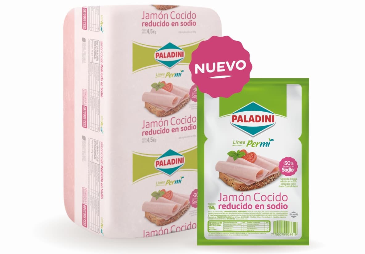 Portada de Paladini presenta su nuevo Jamón Reducido en Sodio