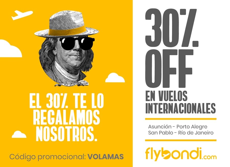 Portada de Nueva campaña de Humo Rojo para FlyBondi