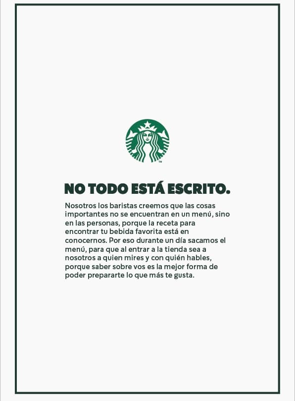 Portada de "#YoPersonalizo" , nueva campaña de HOY para Starbucks