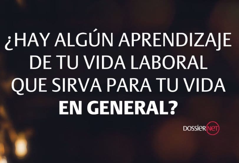 Portada de Dossier Micro Contents: "¿Hay algún aprendizaje de tu vida personal que sirve para tu vida personal?