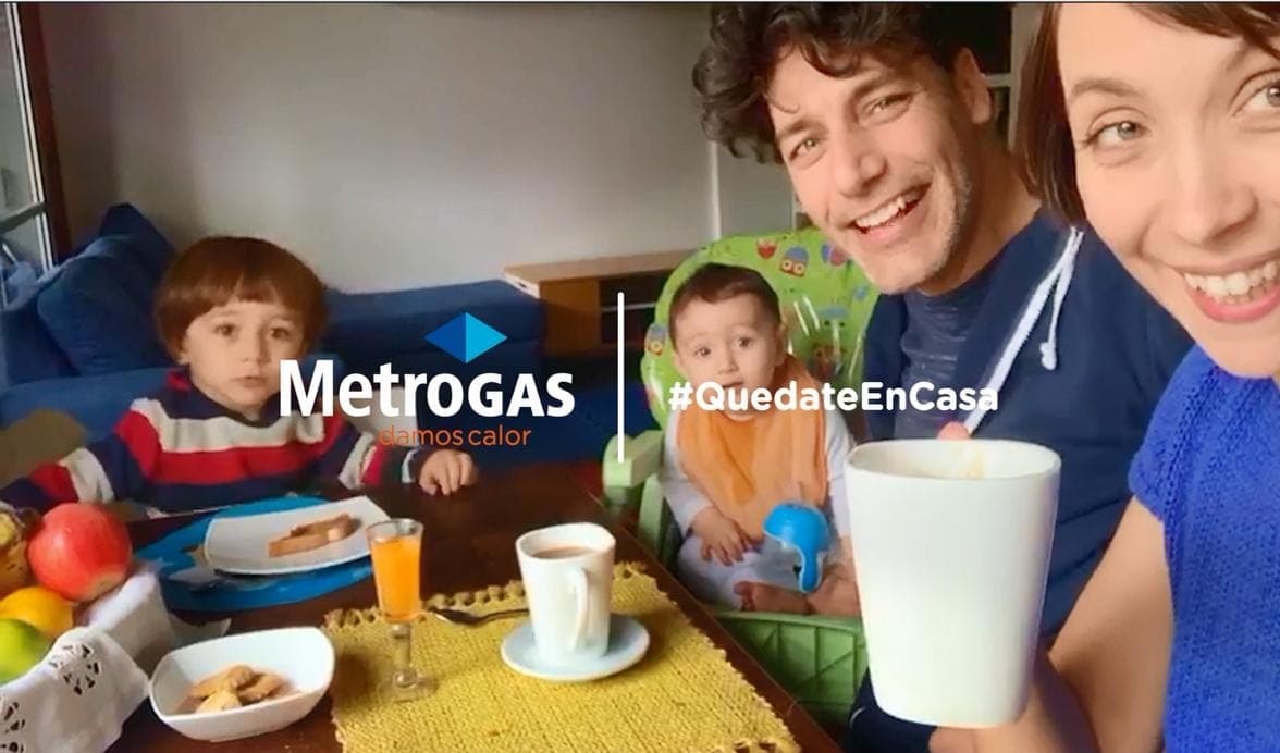 Portada de “Quedate en tu hogar”, campaña de Liebre Amotinada para Metrogas