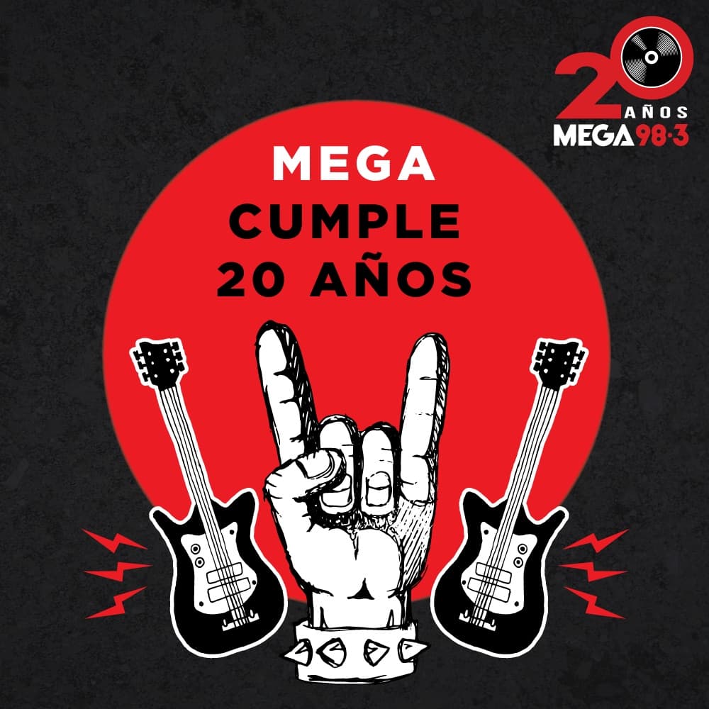 Portada de Mega 98.3 festejó sus 20 años al aire