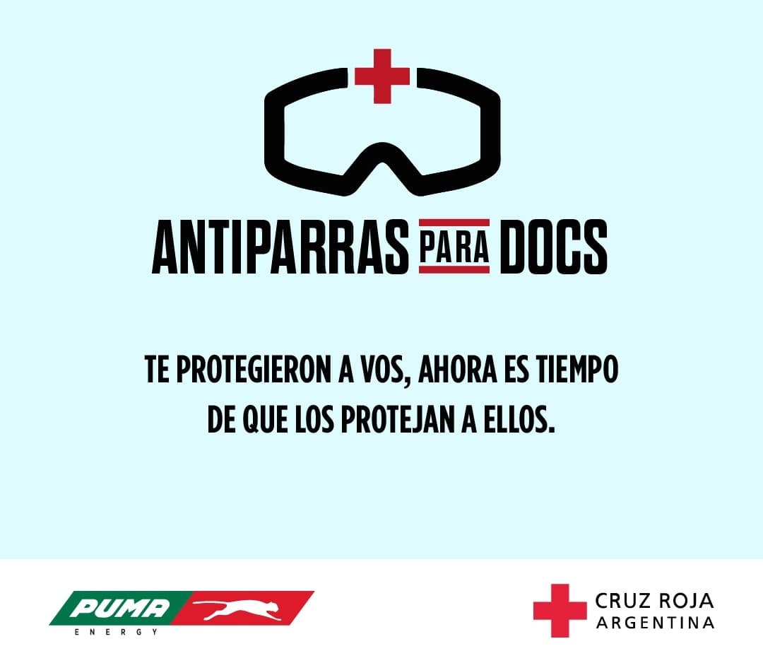 Portada de Puma Energy se suma a la campaña solidaria junto a “Antiparras para Docs”: “Te protegieron a vos, ahora es tiempo de que los protejan a ellos”