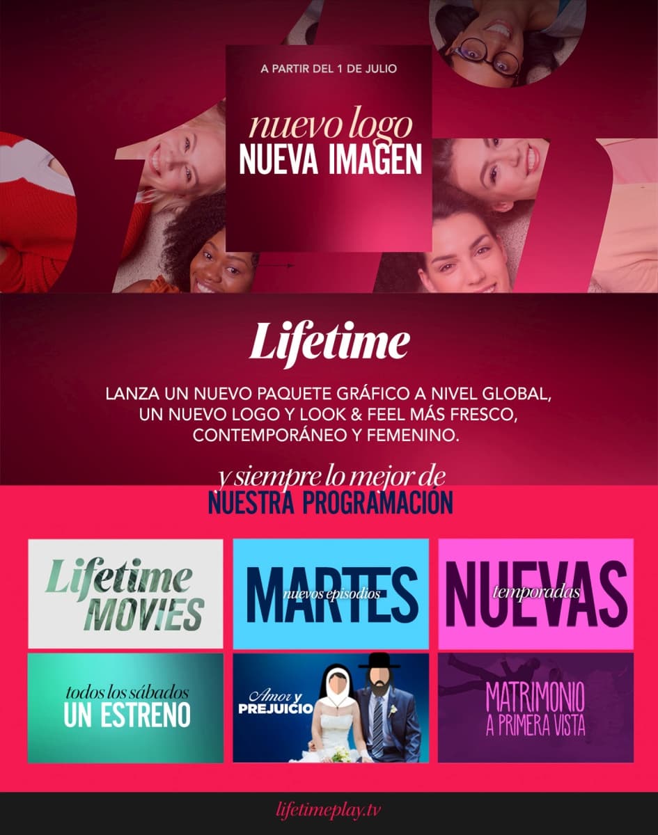 Portada de Lifetime lanza un nuevo look & feel