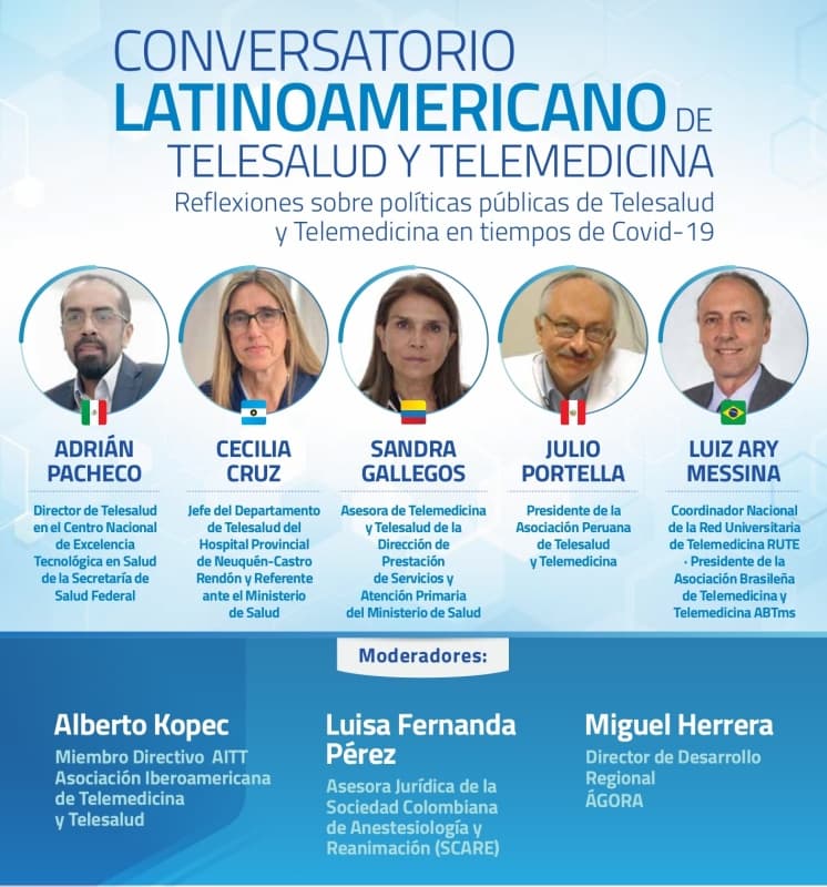 Portada de Agora realizará webinar regional sobre políticas públicas de telemedicina en tiempos de Covid-19