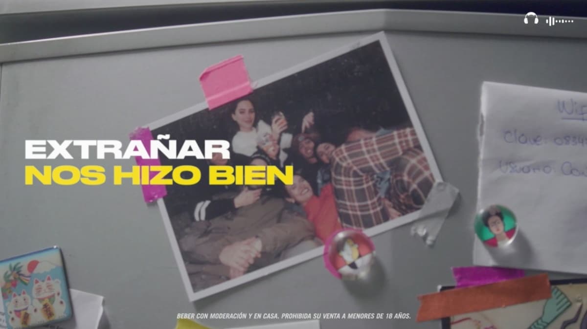 Portada de “Extrañar nos hizo bien”, la campaña de Mutato para Brahma en el Día del Amigo