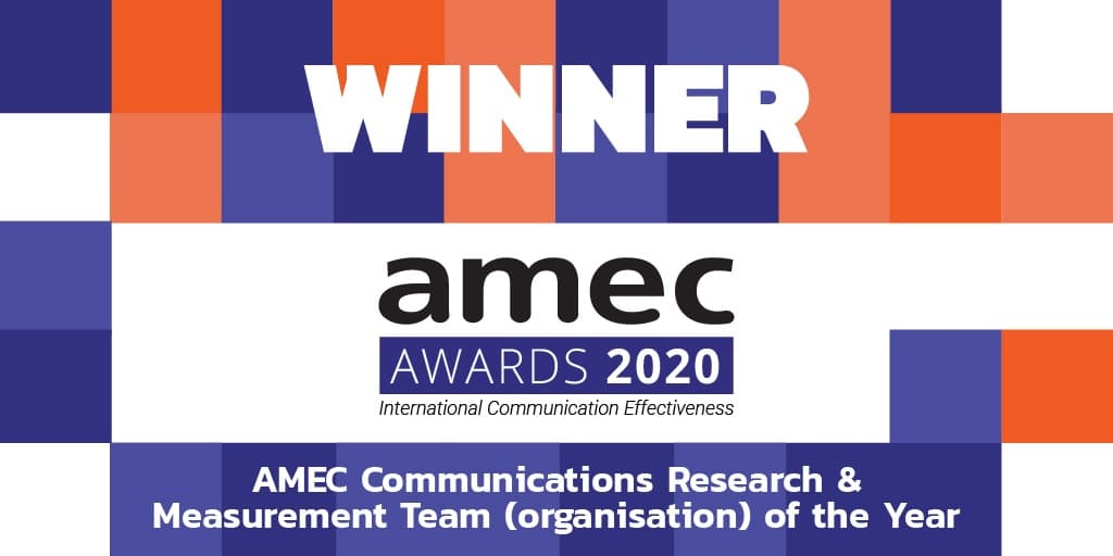 Portada de GlobalNews Group, premiado en los AMEC Awards