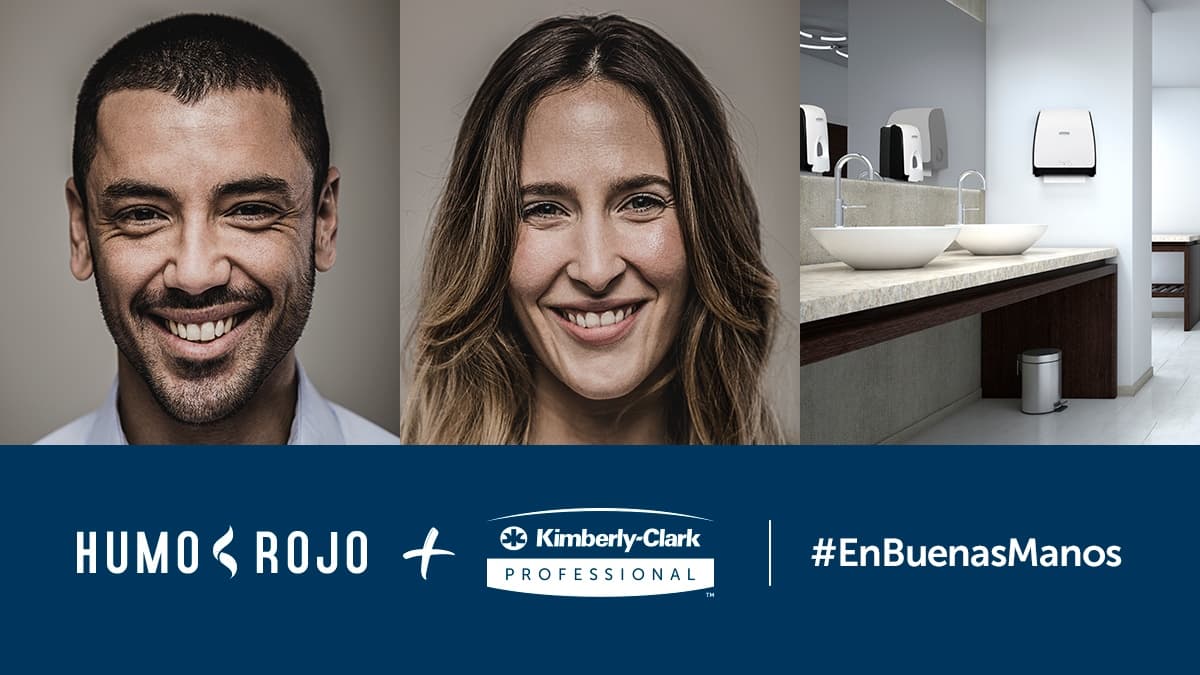 Portada de Humo Rojo desarrolló la campaña #EnBuenasManos para Kimberly-Clark Professional