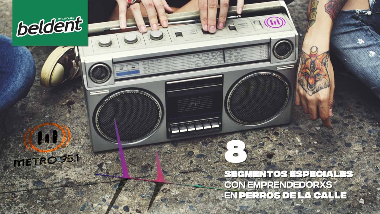 Portada de Beldent en Metro 95.1